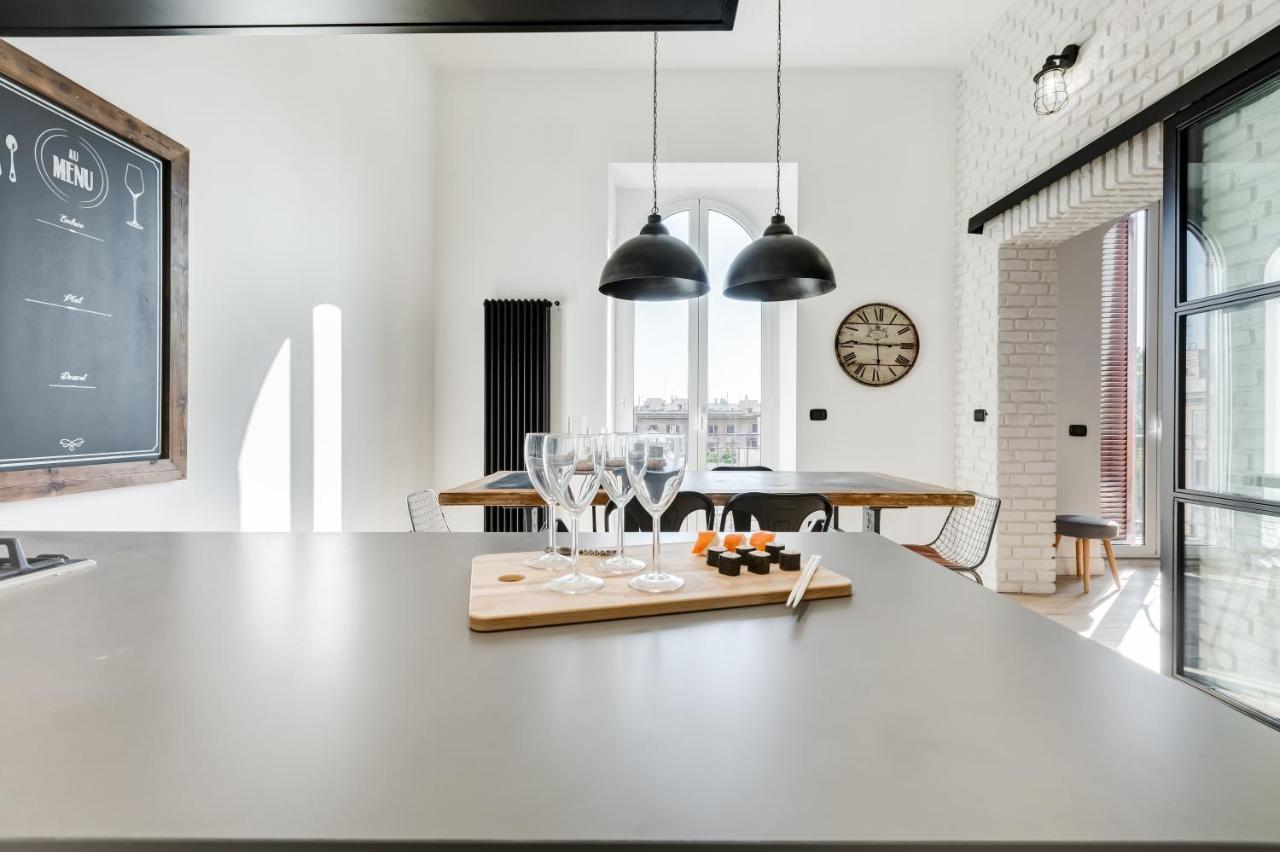 רומא Bmga L Glam Industrial 3-Bed Apartment In Termini מראה חיצוני תמונה