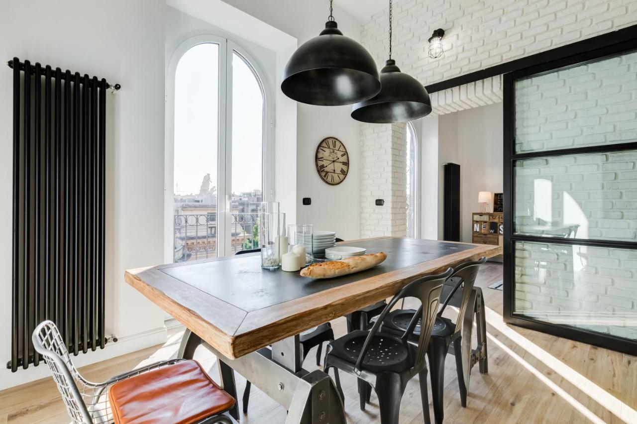 רומא Bmga L Glam Industrial 3-Bed Apartment In Termini מראה חיצוני תמונה